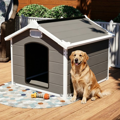 Large resin dog house - large,